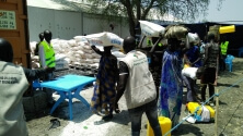 44. Day1 Distribution - Beneficiaries receiving items